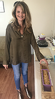 Turizmci Ebru hanım doğal sabun eğitiminde
