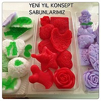 KURSUMUZDA YIL SONU KONSEPTLİ SABUNLAR YAPTIK